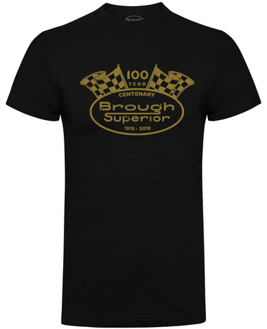 Brough Superior Centenary Oval - Short Sleeve T-Shirt