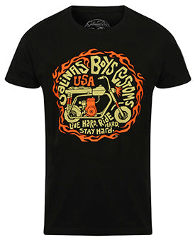 Salinas Boyz 'Live Hard, Ride Hard, Stay Hard' - Short Sleeve T-Shirt